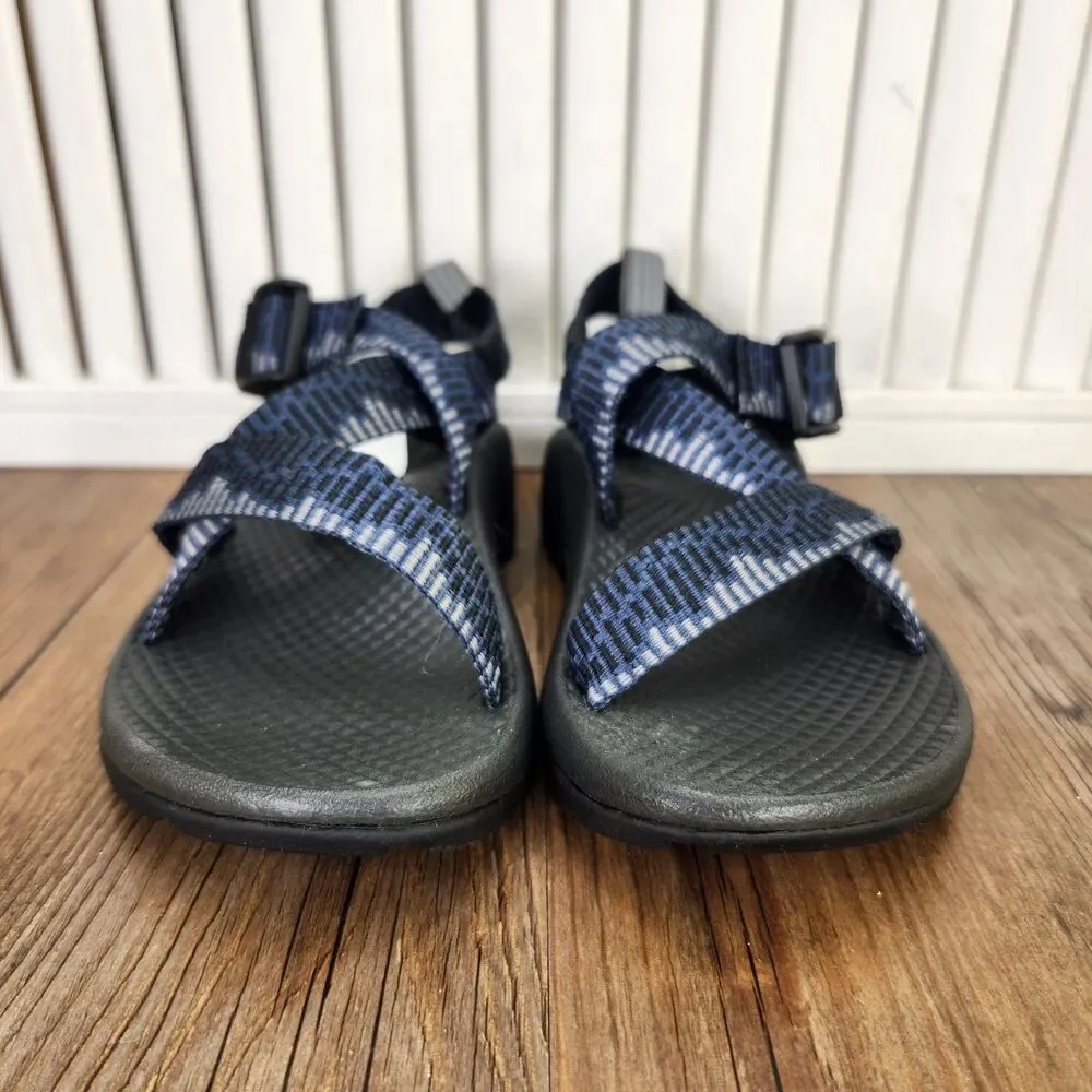 Chaco Z/1 Ecotread Kids Sz 11M Amp Navy Adjustable Hiking Outdoor Sandals Shoes